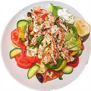 SALAT MIT GEGRILLTER PUTENBRUST